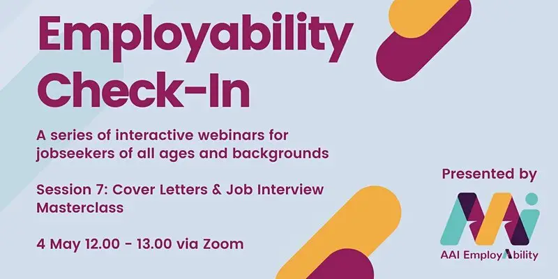 Employability Check-In: Cover Letters & Job Interview Masterclass