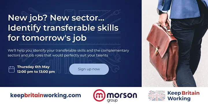 New job? New sector… Identify transferable skills for tomorrow's job