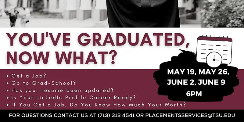 You've Graduated, NOW WHAT?