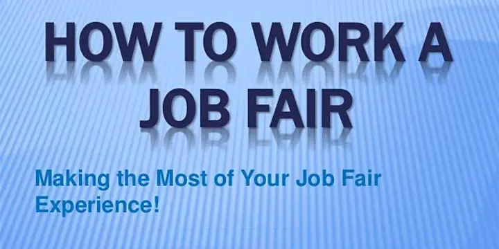 How to "Work" a Job Fair - virtual OR in person!