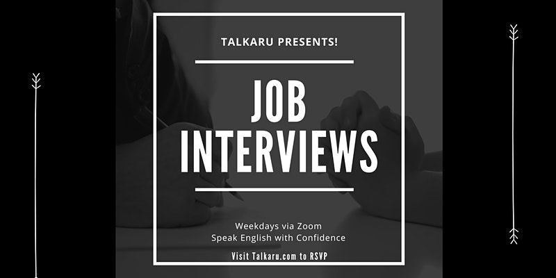 Job Interviews | Job interview Practice in English