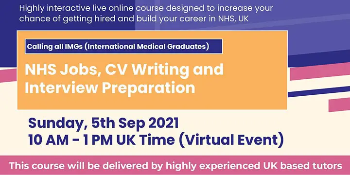 NHS Jobs, CV Writing and Interview Preparation