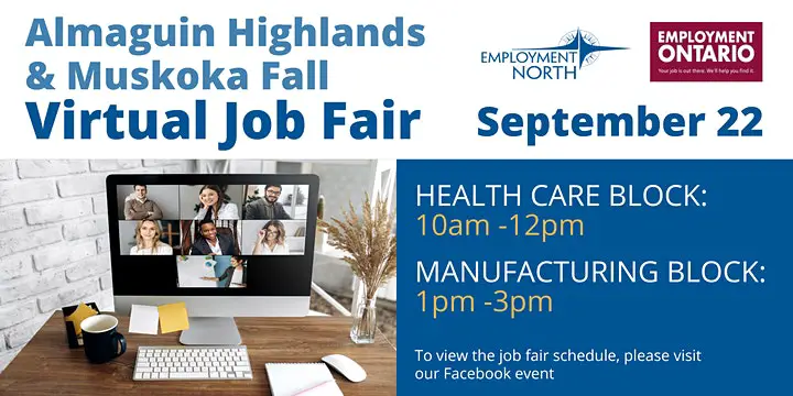 Almaguin Highlands & Muskoka Fall Virtual Job Fair
