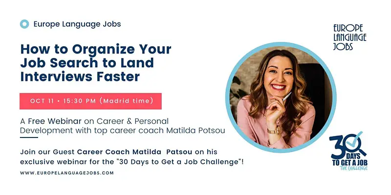 How to Organize your Job Search to Land Interviews Faster - Matilda Patsou