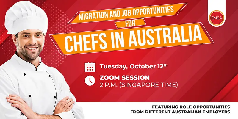 Migration and Job opportunities for Chefs in Australia