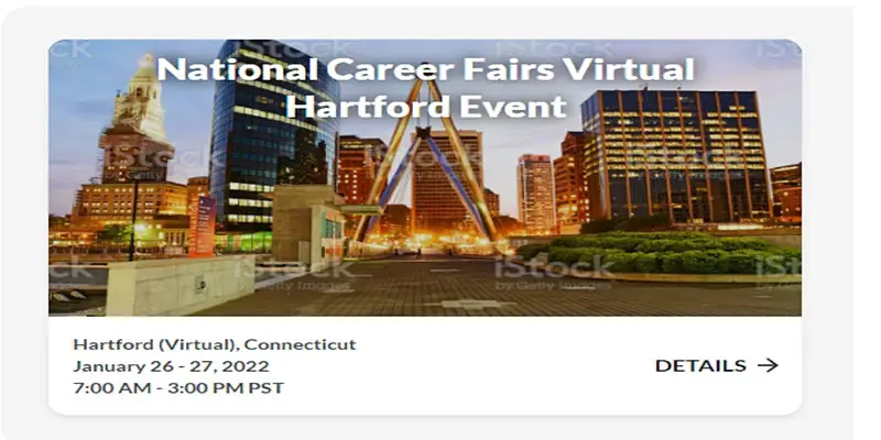 HARTFORD VIRTUAL CAREER FAIR AND JOB FAIR- January 26, 2022