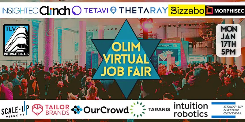 INVITATION Olim Virtual Job Fair, Monday January 17th 5pm