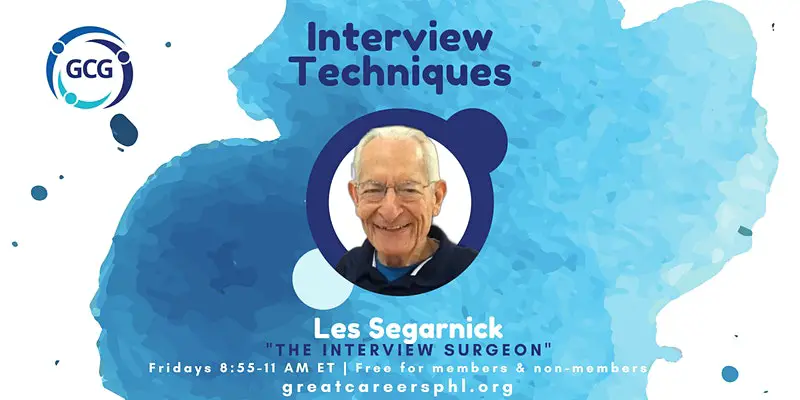 Interviewing Techniques on Fridays with Les Segarnick