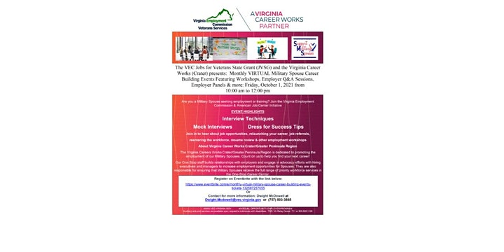 Military Spouse Career Building Workshop